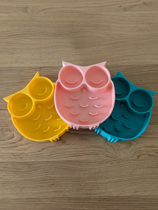 Owl silicone bowl